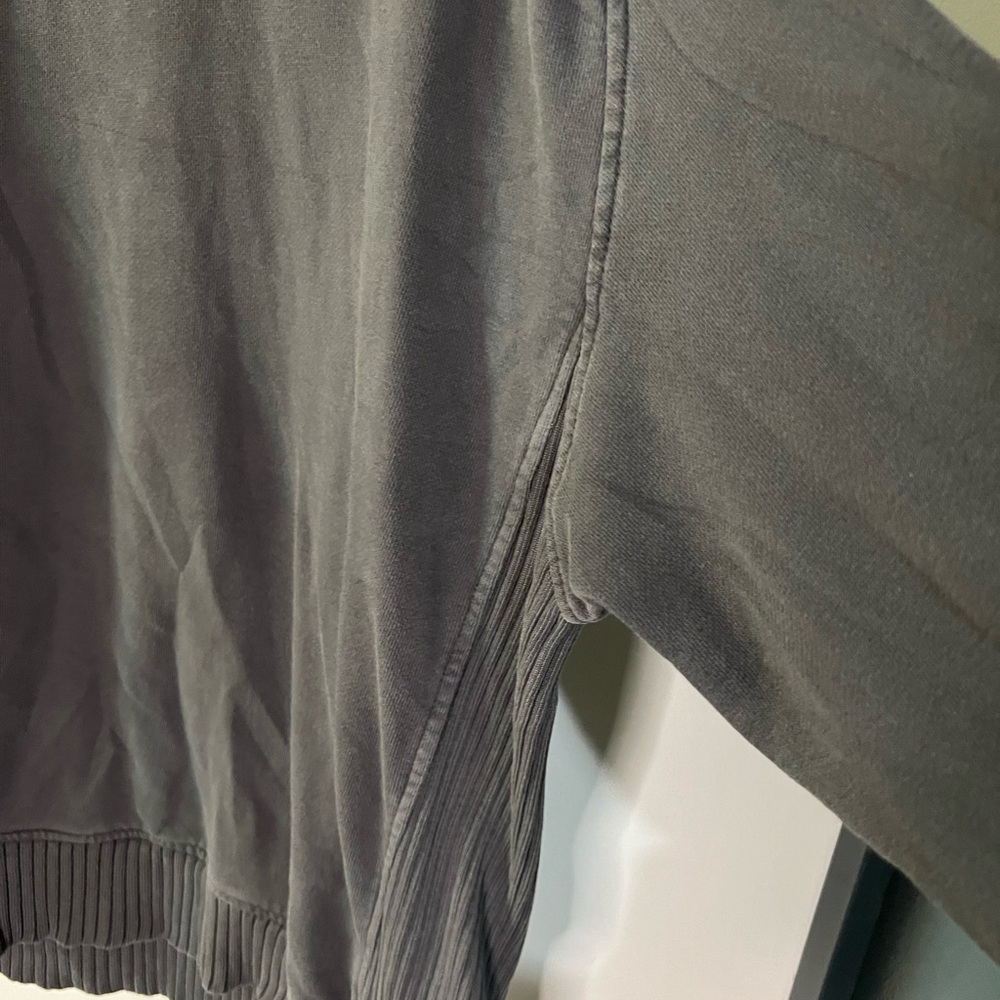aerie Charcoal Knit Crewneck Sweater - Picture 2 of 5
